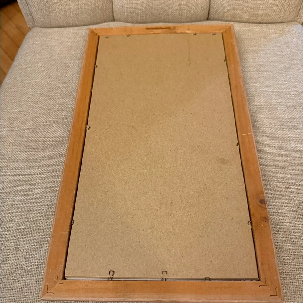Charming Teddy Bear Framed Art with Brown Frame